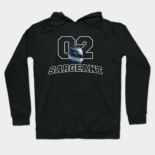 Logan Sargeant 02 Helmet Hoodie by lavonneroberson